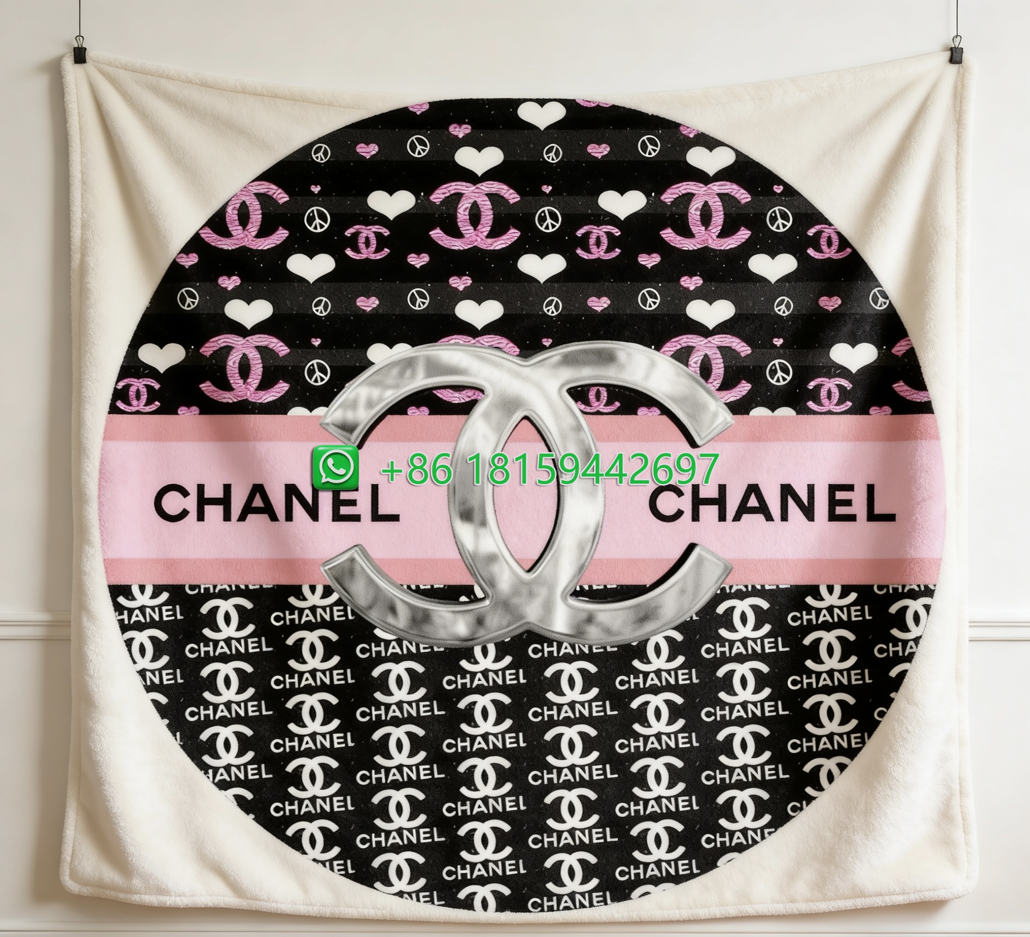 Chanel Throw Blankets
